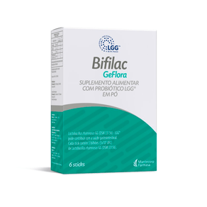 Suplemento Alimentar Bifilac Geflora 6 Sticks
