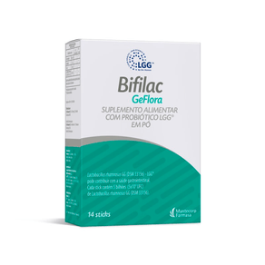 Suplemento Alimentar Bifilac Geflora 14 Sticks