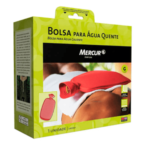 Bolsa para Água Quente Mercur Tamanho G 2 Litros 1 Unidade