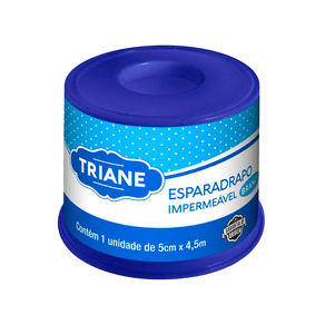 Esparadrapo Impermeável Triane Branco 5,0cm X 4,5m