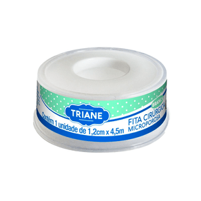 Fita Cirúrgica Microporosa Triane Branca 1,2cm X 4,5m