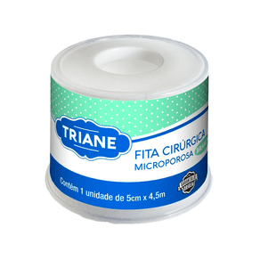 Fita Cirúrgica Microporosa Triane Branca 5cm X 4,5m