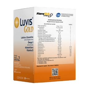 Suplemento Alimentar Luvis Gold 60 Cápsulas Moles