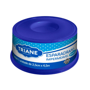 Esparadrapo Impermeável Triane Branco 2,5cm X 4,5m
