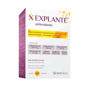 Suplemento Alimentar X Explanté Antioxidante 60 Cápsulas