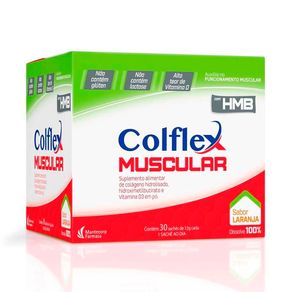 Colflex Muscular Sabor Laranja 30 Sachês com 12g Cada
