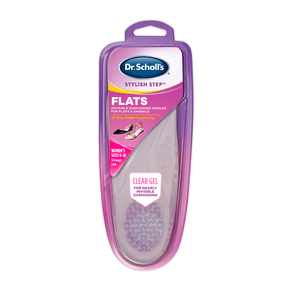 Palmilha de Gel Dr. Scholls For Her Flats Transparente 1 par
