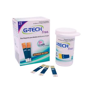Tiras Reagentes para Medição de Glicose G-Tech Free 1 - 25 Unidades