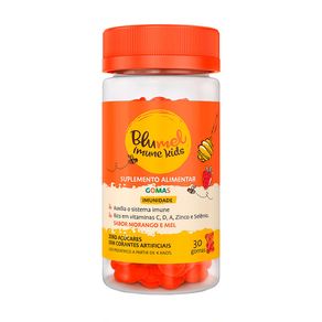 Suplemento Alimentar Blumel Imune Kids Sabor Morango e Mel 30 Gomas