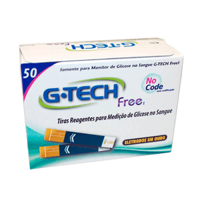 Tiras Reagentes para Medição de Glicose G-Tech Free 1 - 50 Unidades