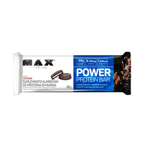 Barra de Proteína Max Titanium Power Protein Bar Dark Chocolate Truffle 41g