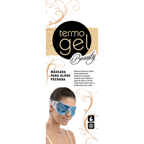 Máscara Térmica para Olhos Fechada Termogel Beauty 1 Unidade