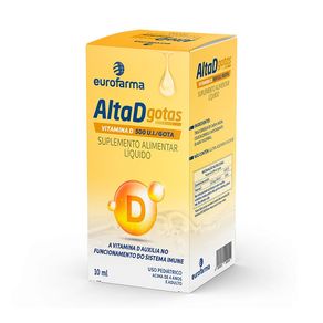 Suplemento Alimentar AltaD 500 UI/Gota Solução Gotas 10ml