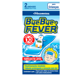 Adesivo para Alívio da Febre ByeBye-Fever Para Crianças 2 Unidades