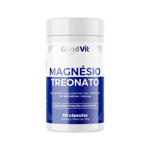 Suplemento Alimentar Good Vit Magnésio Treonato 260mg 60 Cápsulas