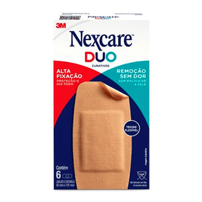 Curativo Nexcare Duo Joelho e Cotovelo 6 Unidades