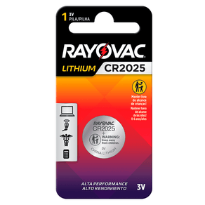 Pilha Rayovac Lithium CR2025 3V 1 unidade