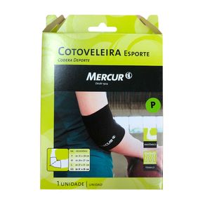 Cotoveleira Sport Mercur Térmica Tamanho P Cor Preta 1 Unidade