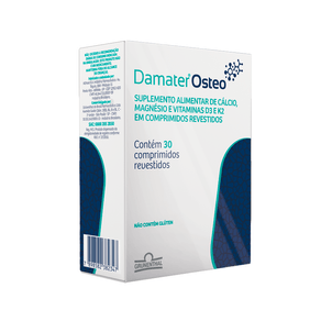 Suplemento Alimentar Damater Osteo 30 Comprimidos Revestidos