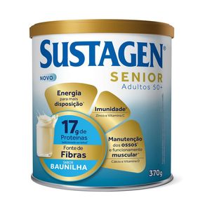 Complemento Alimentar Sustagen Senior Adultos 50+ Sabor Baunilha 370g