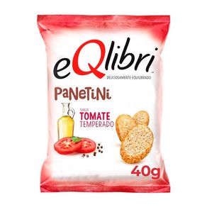 Snack EQlibri Panetini Sabor Tomate Temperado 40g