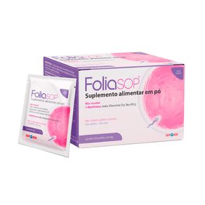 Suplemento Alimentar Foliasop 30 Sachês de 4g Cada