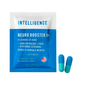 Suplemento Alimentar Intelligence Neuro Booster 2 Cápsulas