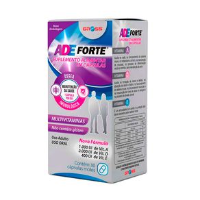Suplemento Alimentar Adeforte 30 Cápsulas Moles