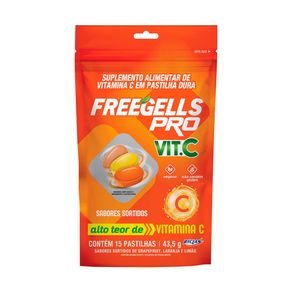 Suplemento Alimentar De Vitamina C FreeGells Pro Vit.C Sabor Sortido 15 Pastilhas