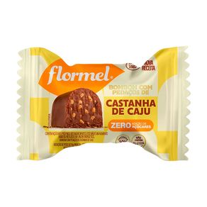 Bombom Flormel Zero Açúcar com Pedaços de Castanha de Caju 12g