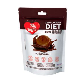 Bala My Toffee Diet Zero Lactose Sabor Chocolate 52g
