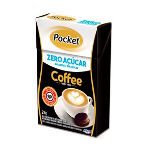 Bala de Café Pocket Zero Açúcar Coffee 23g