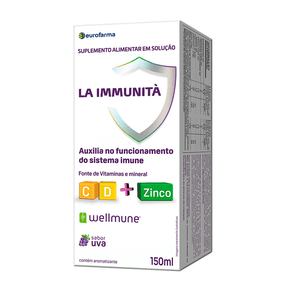 Suplemento Alimentar La Immunità Sabor Uva 150ml