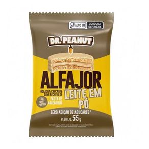 Alfajor Dr. Peanut Sabor Leite em Pó 55g