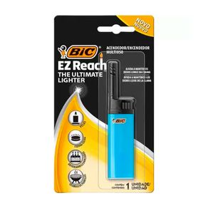 Acendedor Isqueiro Bic Ez Reach 1 Unidade