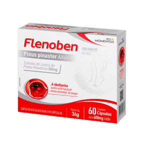 Suplemento Alimentar Flenoben 60 Cápsulas