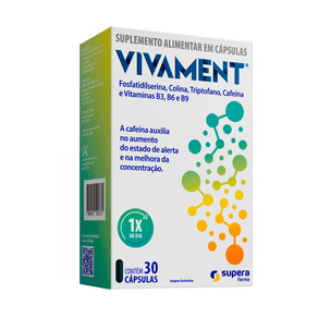 Suplemento Alimentar Vivament 30 Cápsulas