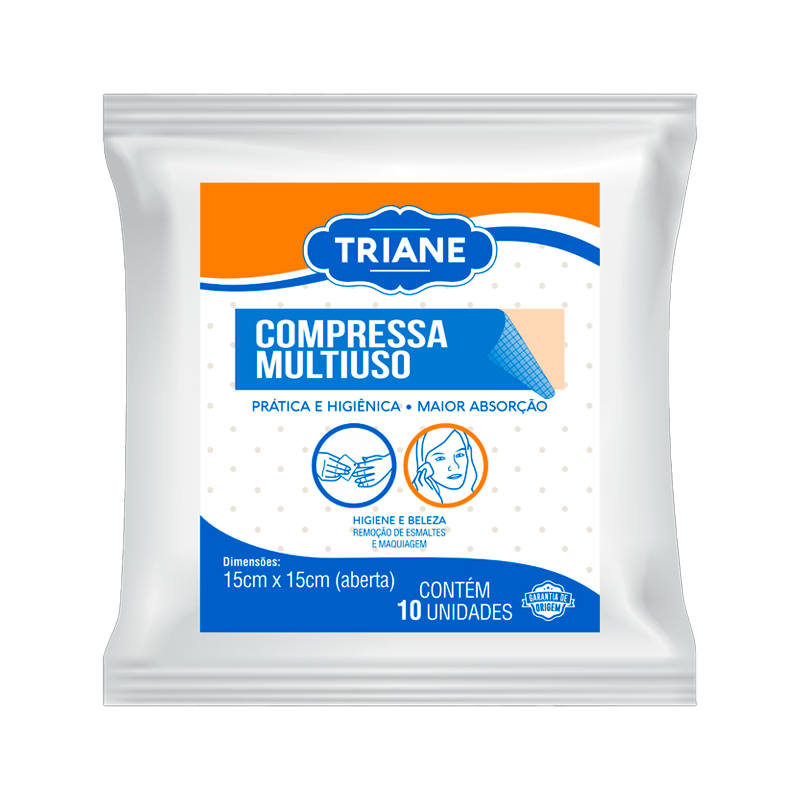 Compressa Multiuso Triane 10 Unidades