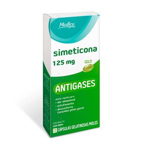 Simeticona 125mg Medley 10 Cápsulas Gelatinosas Moles