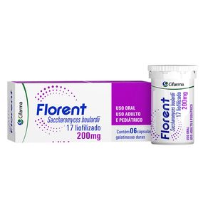 Florent 200mg 6 Cápsulas Gelatinosas Duras