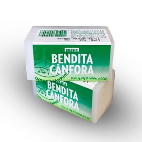 Tabletes Bravir Bendita Cânfora 28g