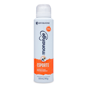 Desodorante Antitranspirante Aerossol Feminino Monange Esporte 150ml