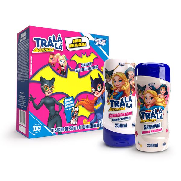 Kit Shampoo + Condicionador Trá lá lá Aventura Brilho Poderoso 250ml Cada