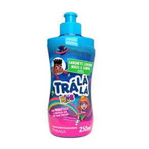 Sabonete Liquido Trá Lá Lá Kids Mãos e Corpo Azul 250ml