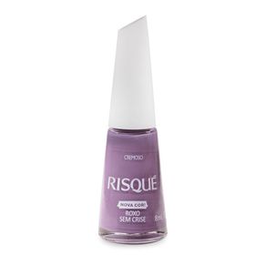 Esmalte Cremoso Risqué Roxo Sem Crise 8ml