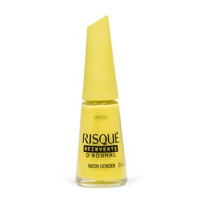 Esmalte Cremoso Risqué Reinvente o Normal Neon Gender 8ml