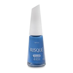 Esmalte Cremoso Risqué Se Solta No Blues 8ml