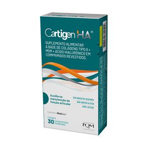 Suplemento Alimentar Cartigen HA 30 Comprimidos Revestidos