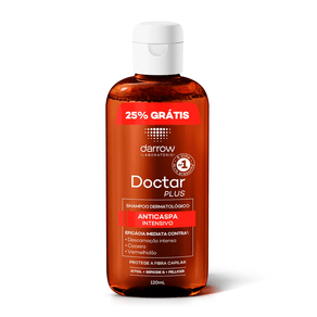 Shampoo Anticaspa Darrow Doctar Plus 25% Grátis 120ml