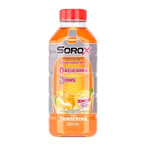 Suplemento Alimentar de Eletrólitos SoroX Sabor Tangerina 550ml